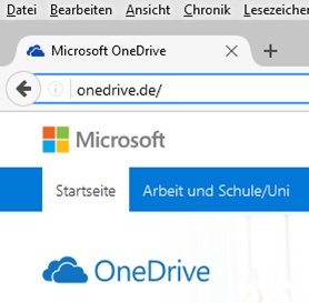 oneDrive-Button
